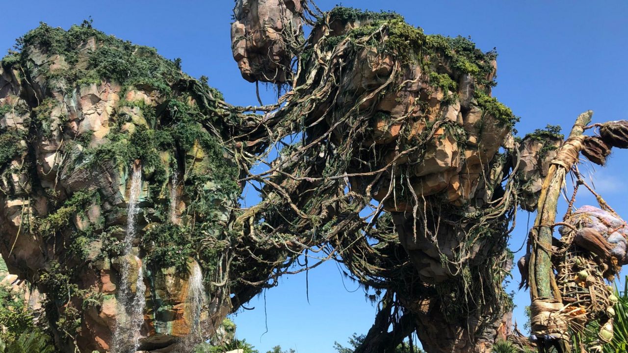 The floating mountains in Pandora - The World of Avatar at Disney's Animal Kingdom. (File photo)