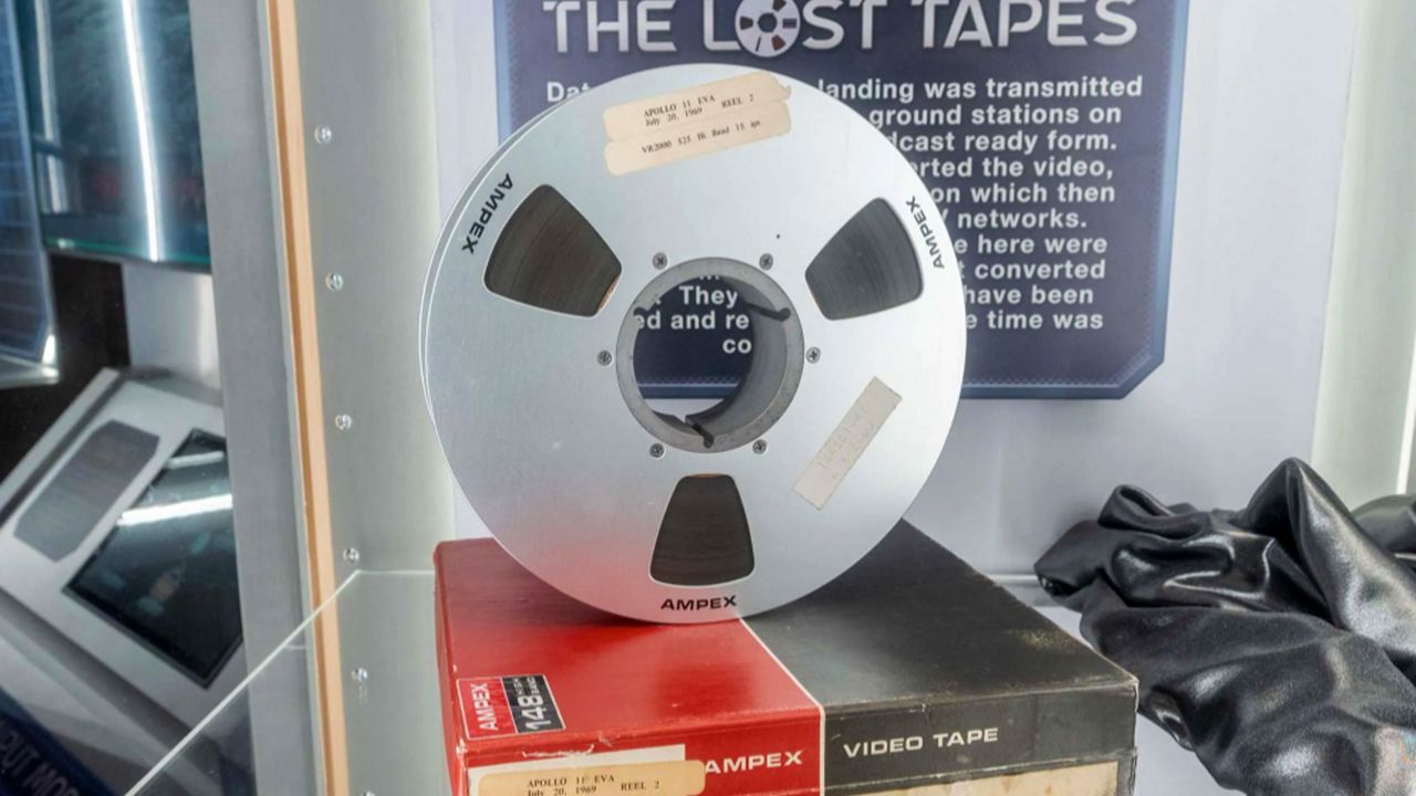 Videotapes containing footage of the first moonwalk were purchased by Ripley Entertainment in 2019 at an auction for $1.82 million. (Photo: Ripley's Believe It or Not! Orlando)