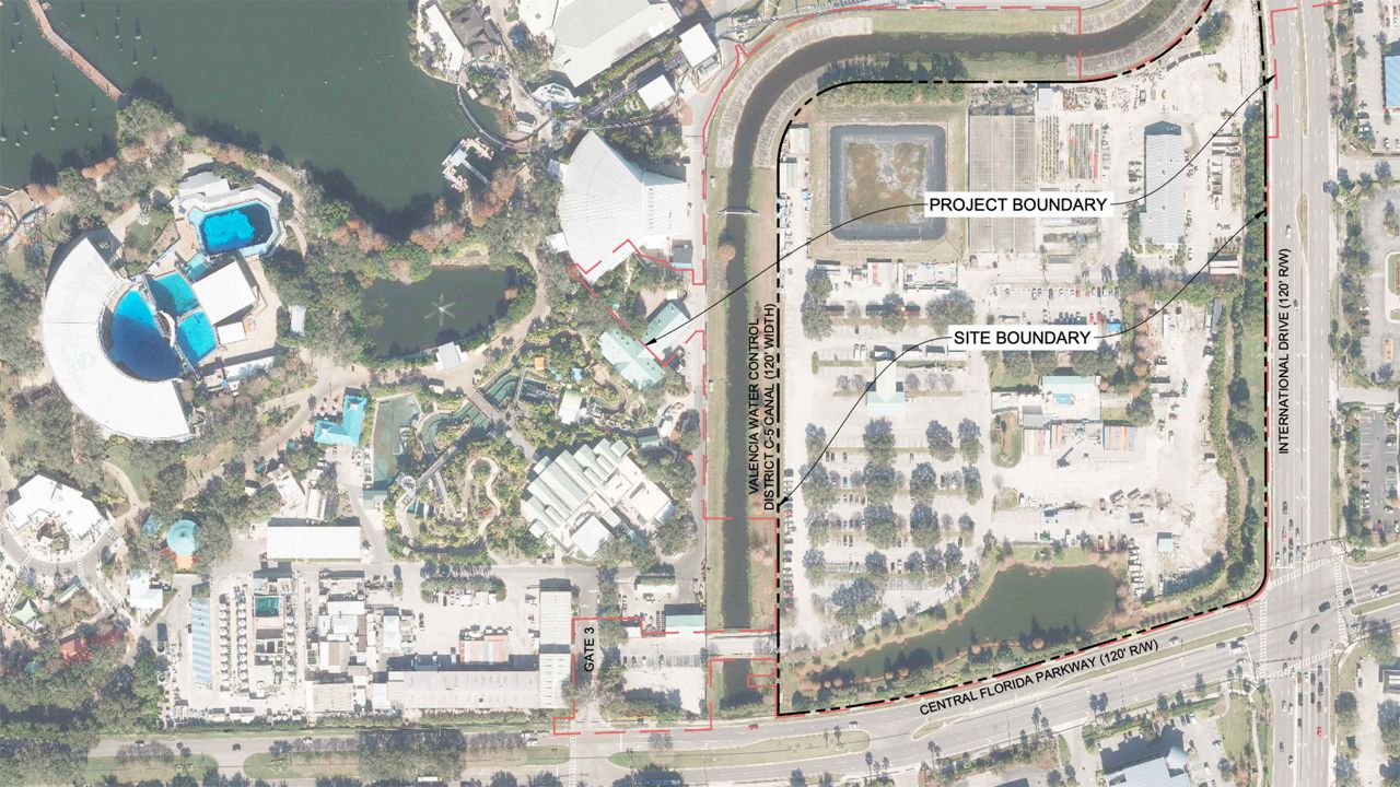 Proposed plans for SeaWorld Orlando's hotel. (Orange County)