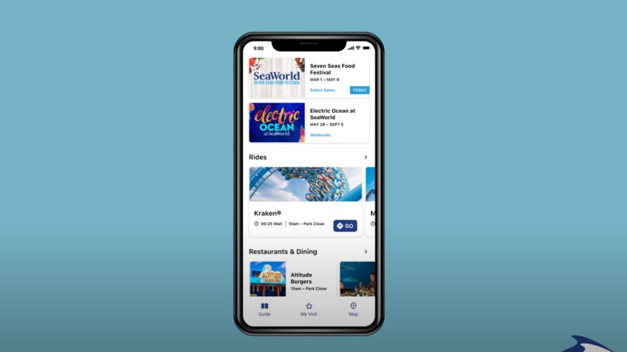 SeaWorld Orlando has a new mobile app. (SeaWorld)