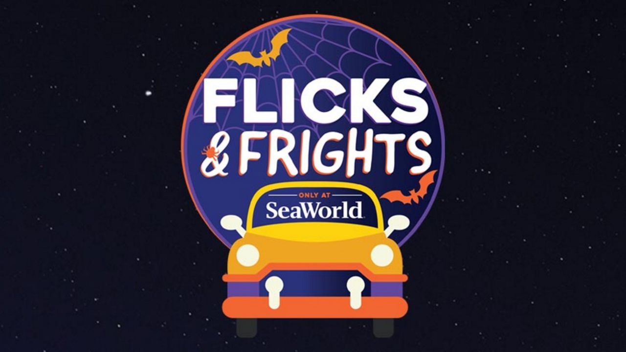 SeaWorld Orlando will hold Flicks & Frights on select evenings September 19 through October 31. (Courtesy of SeaWorld)