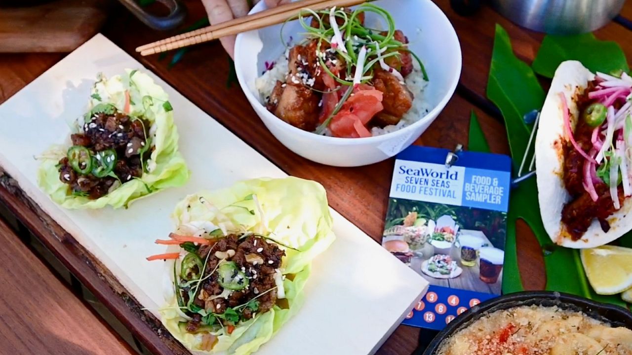 SeaWorld Orlando's Seven Seas Food Festival features international-inspired cuisine. (SeaWorld)