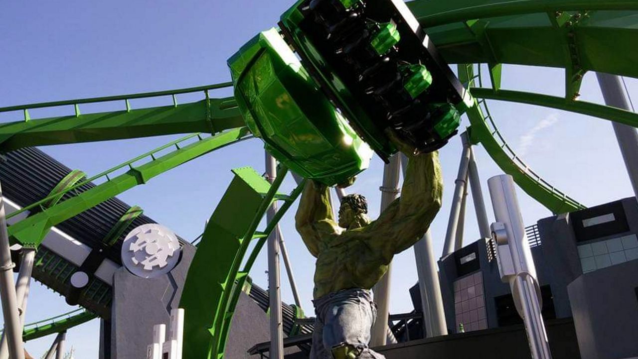 The Incredible Hulk Coaster at Universal's Islands of Adventure