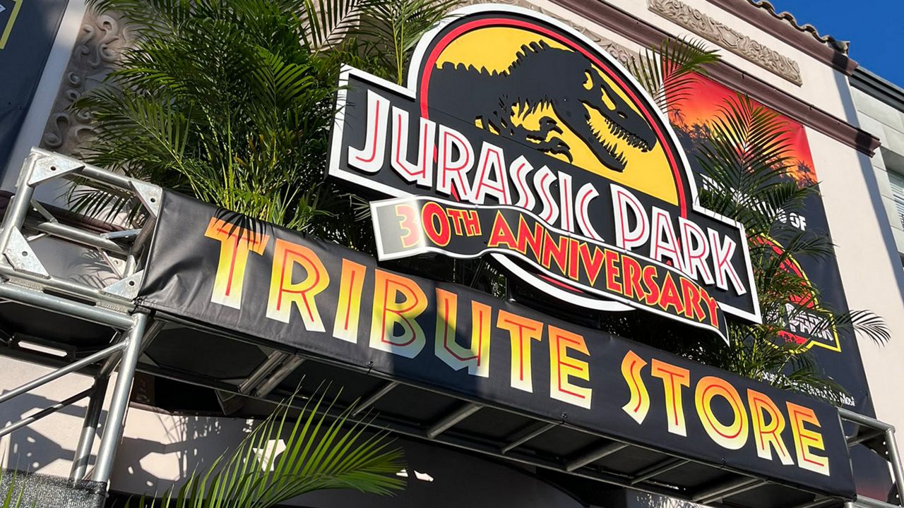 Universal Orlando will be opening a new Jurassic Park Tribute Store on May 26 to celebrate the movie's 30th anniversary. (Photo: Universal)