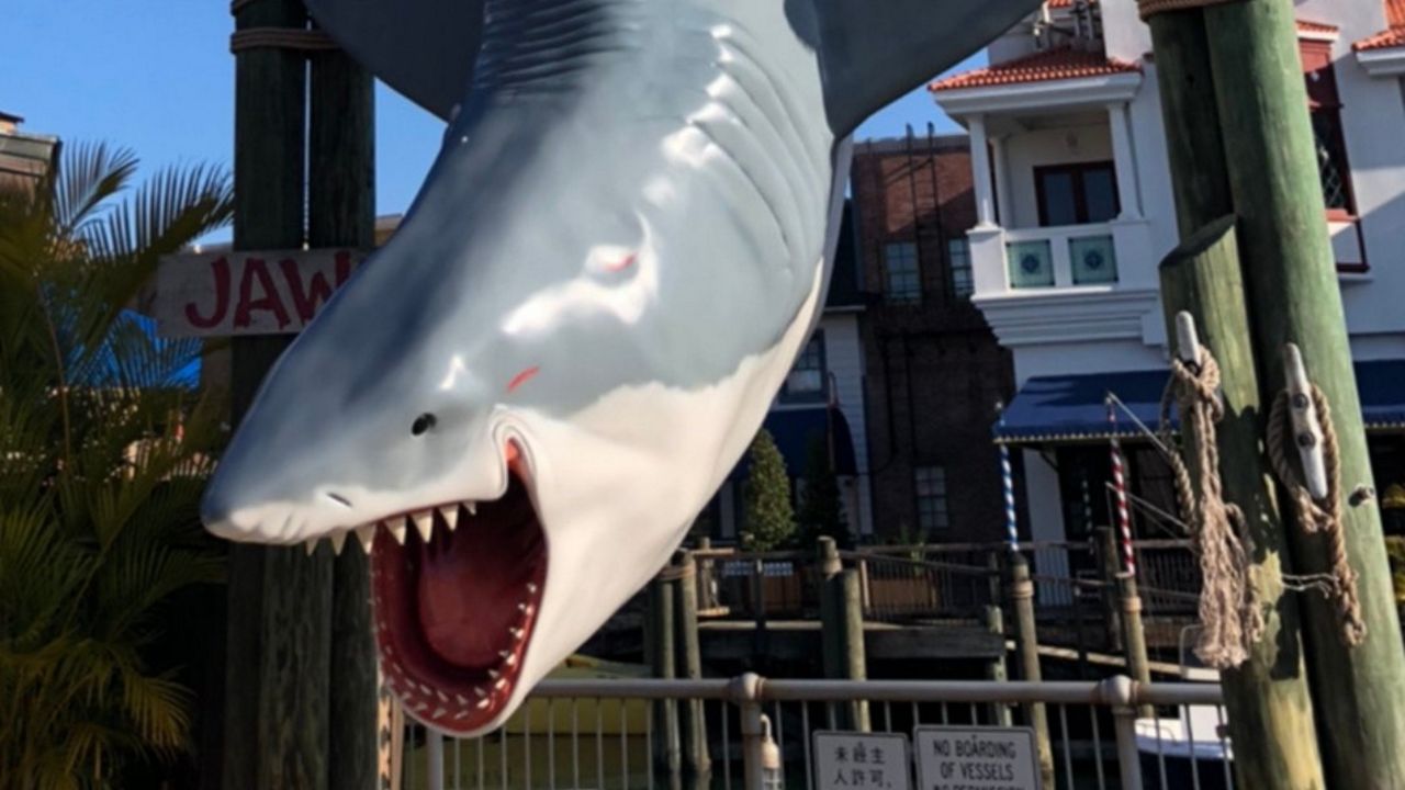 The popular "Bruce" the shark photo-op has returned to Universal Studios Florida. (Universal Orlando)