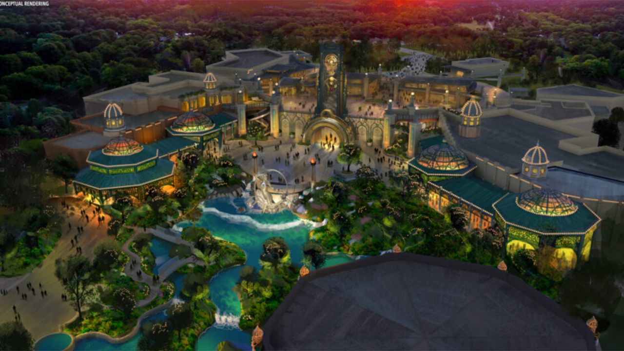 Artist concept of Celestial Park at Universal's Epic Universe theme park. (Photo: Universal)