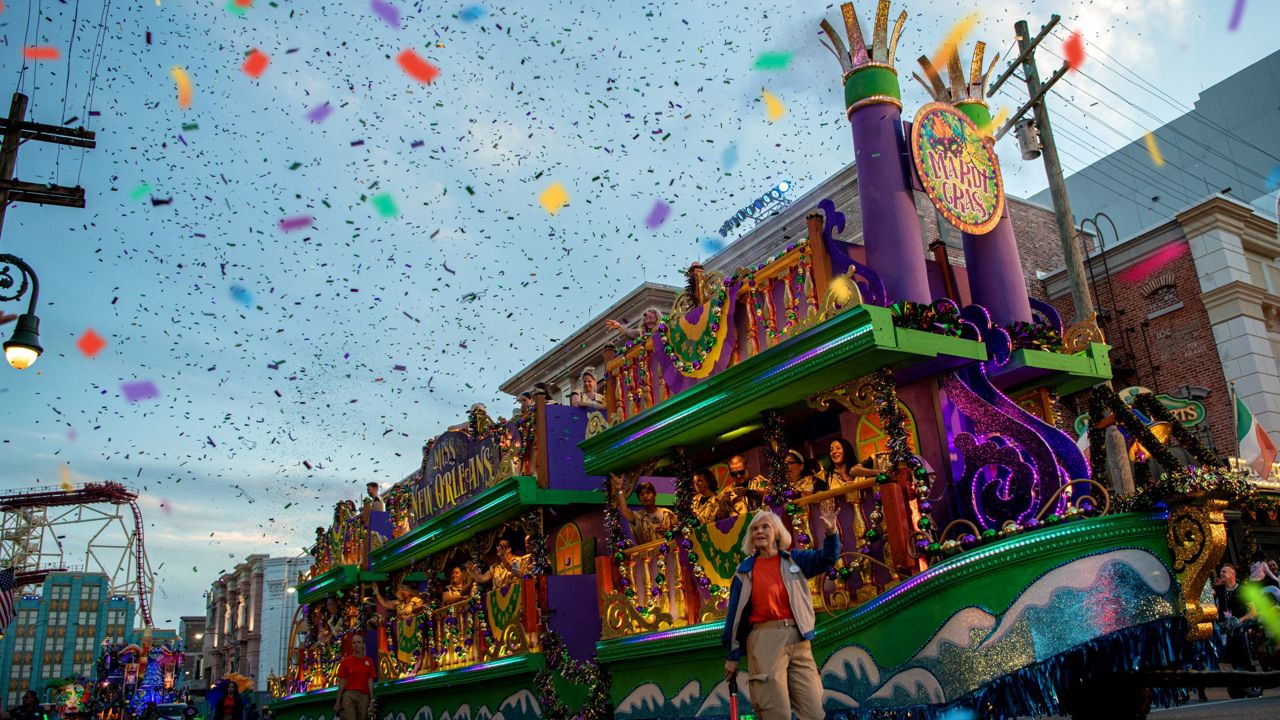Universal's Mardi Gras celebration returns Feb. 4 and runs through April 16. (Photo: Universal/Fiie)