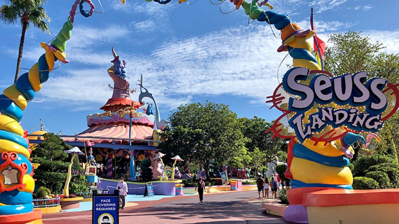 As atrações da Seuss Landing no Islands of Adventure – Orlando do dia