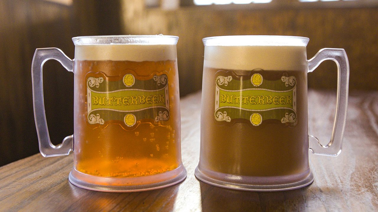 Universal is now offering a vegan version of Butterbeer with foam at the Wizarding World of Harry Potter. (Photo: Universal)