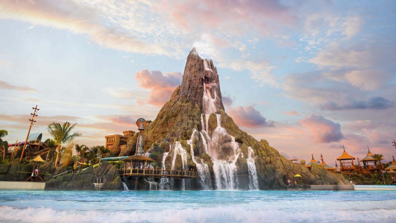 Universal's Volcano Bay water park reopens from its seasonal closure on February 27. (Courtesy of Universal Orlando)