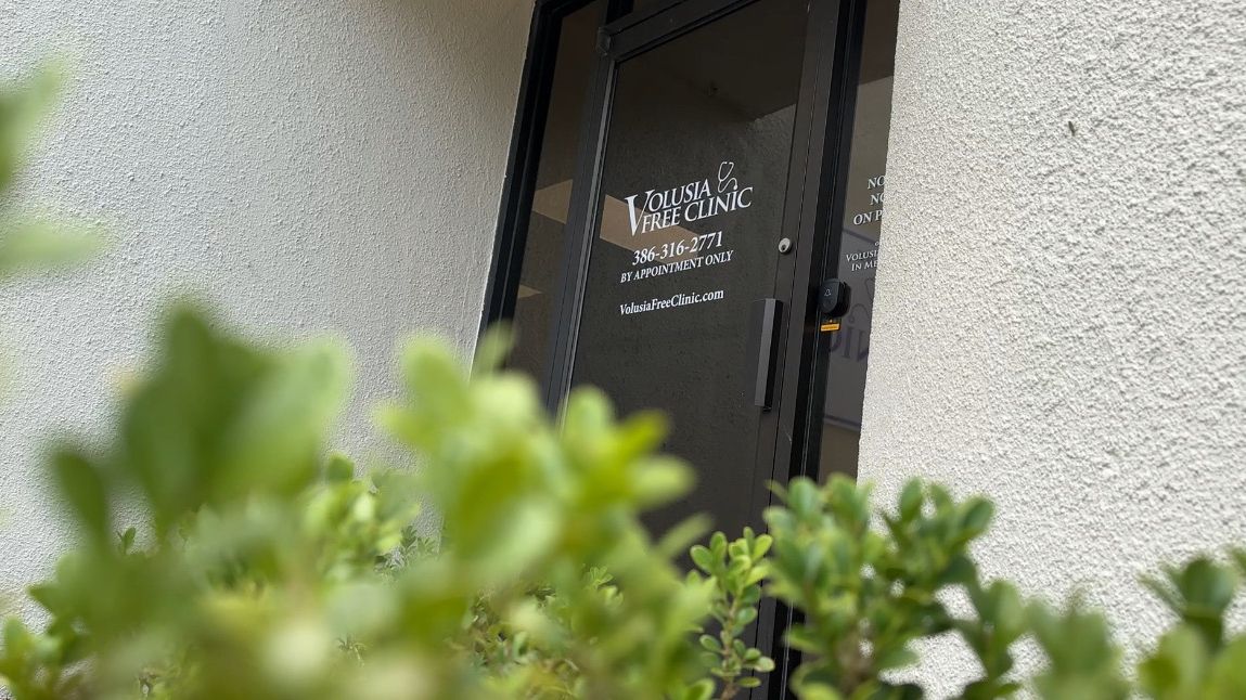Volusia Free Clinic’s main location is at 1901 Mason Ave #110 in Daytona Beach. (Spectrum News/Devin Martin)