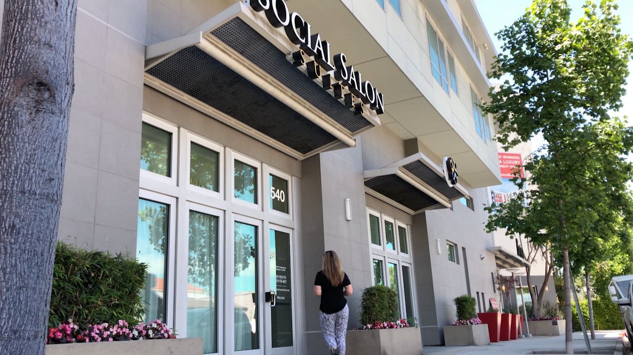 A nail salon