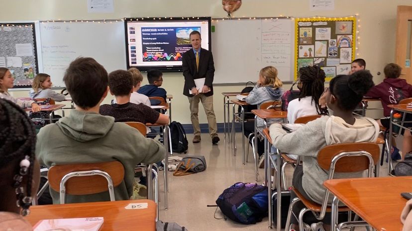 Justin Parmenter's 7th grade class