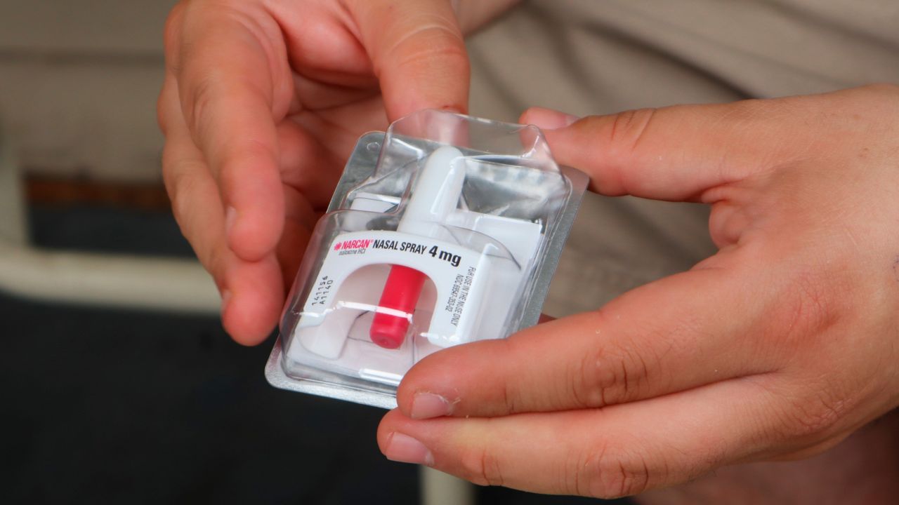 Narcan, the device that contains naloxone, the opioid overdose reversal drug. (File Photo)