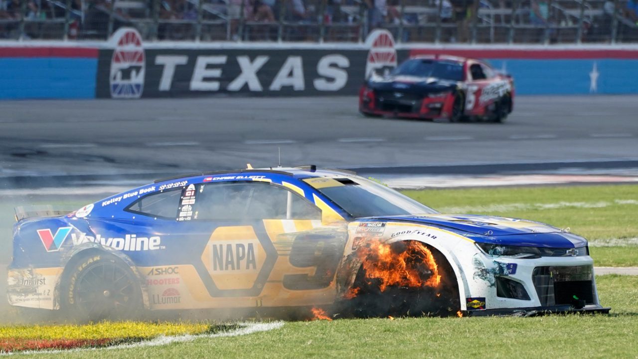 Reddick wins NASCAR playoff race in long, tiring Texas day