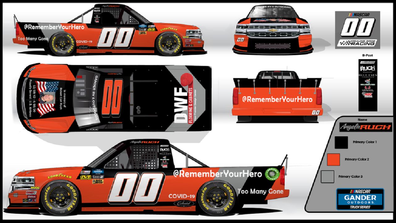 Nascar Driver Wraps Truck For Father In Law