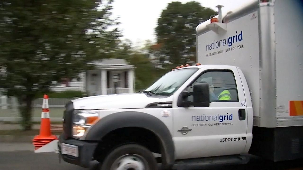 moving national grid truck