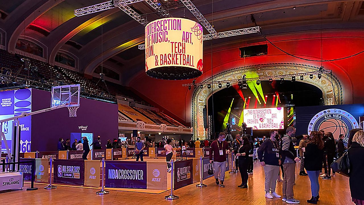 An AllStar Weekend interactive experience at NBA Crossover