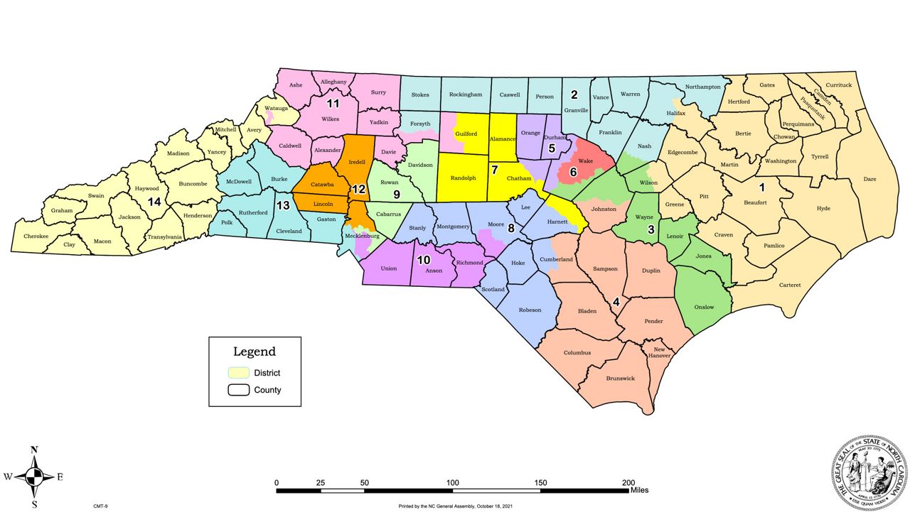 Maps posted in N.C. redistricting, public hearings scheduled