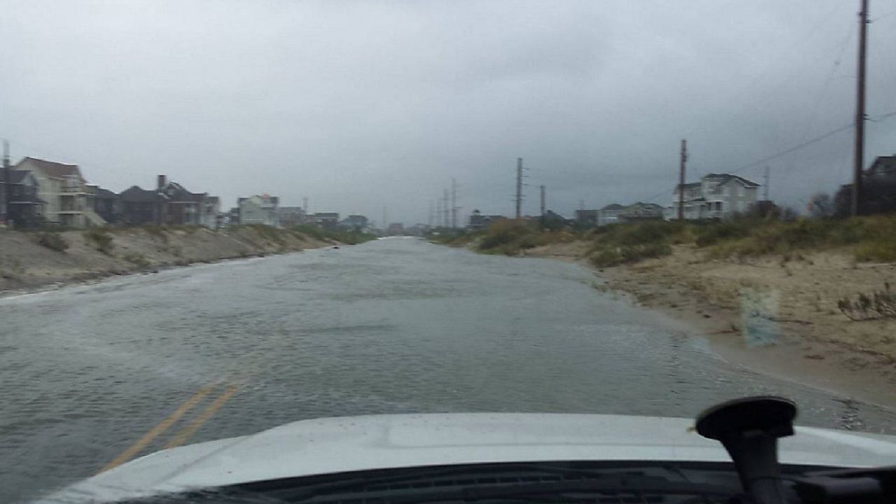 NC 12 flooding