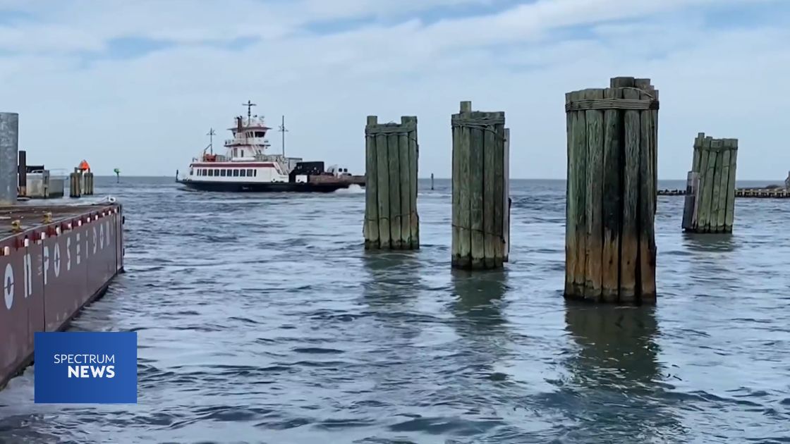 Ferry on NC coast