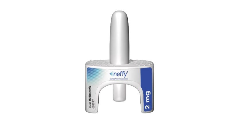 Neffy epinephrine nasal spray