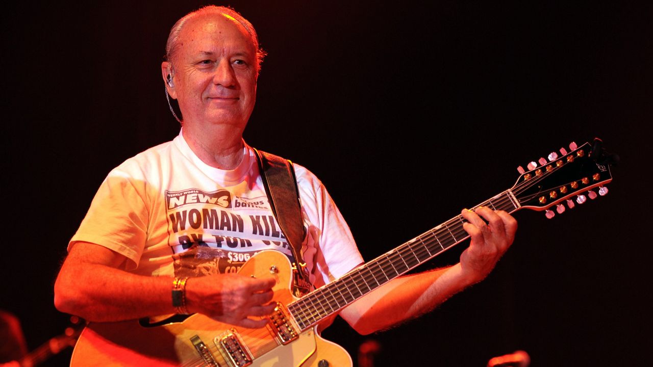 Michael Nesmith of The Monkees performs during the Mid Summers Night Tour at the Mizner Park Amphitheater on Saturday, July 27, 2013 in Boca Raton, Florida (Photo by Jeff Daly/Invision/AP)