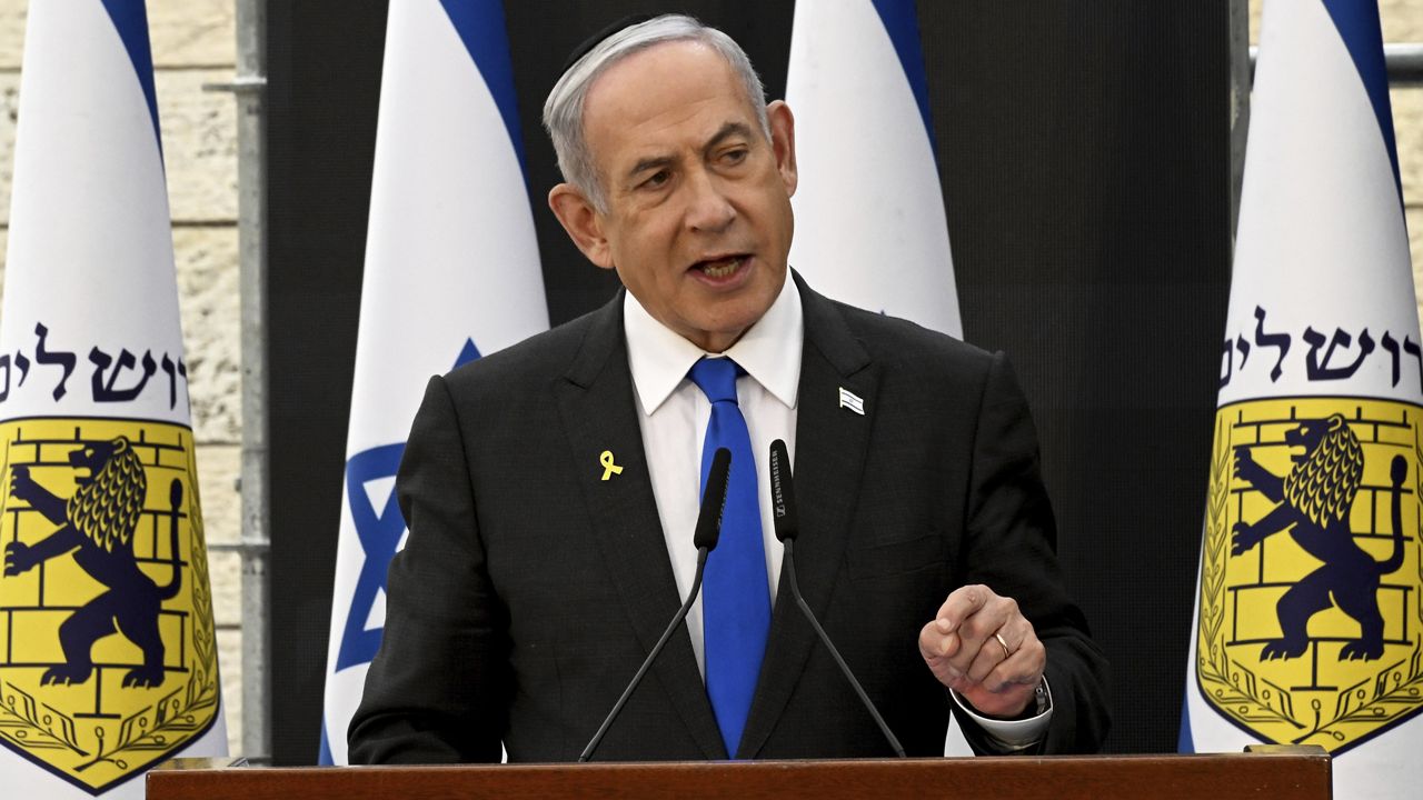 Israeli Prime Minister Benjamin Netanyahu (Debbie Hill/Pool Photo via AP)