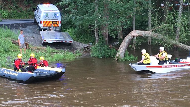 Recobran cadáveres de padre e hijo ahogados en el río Neversink  