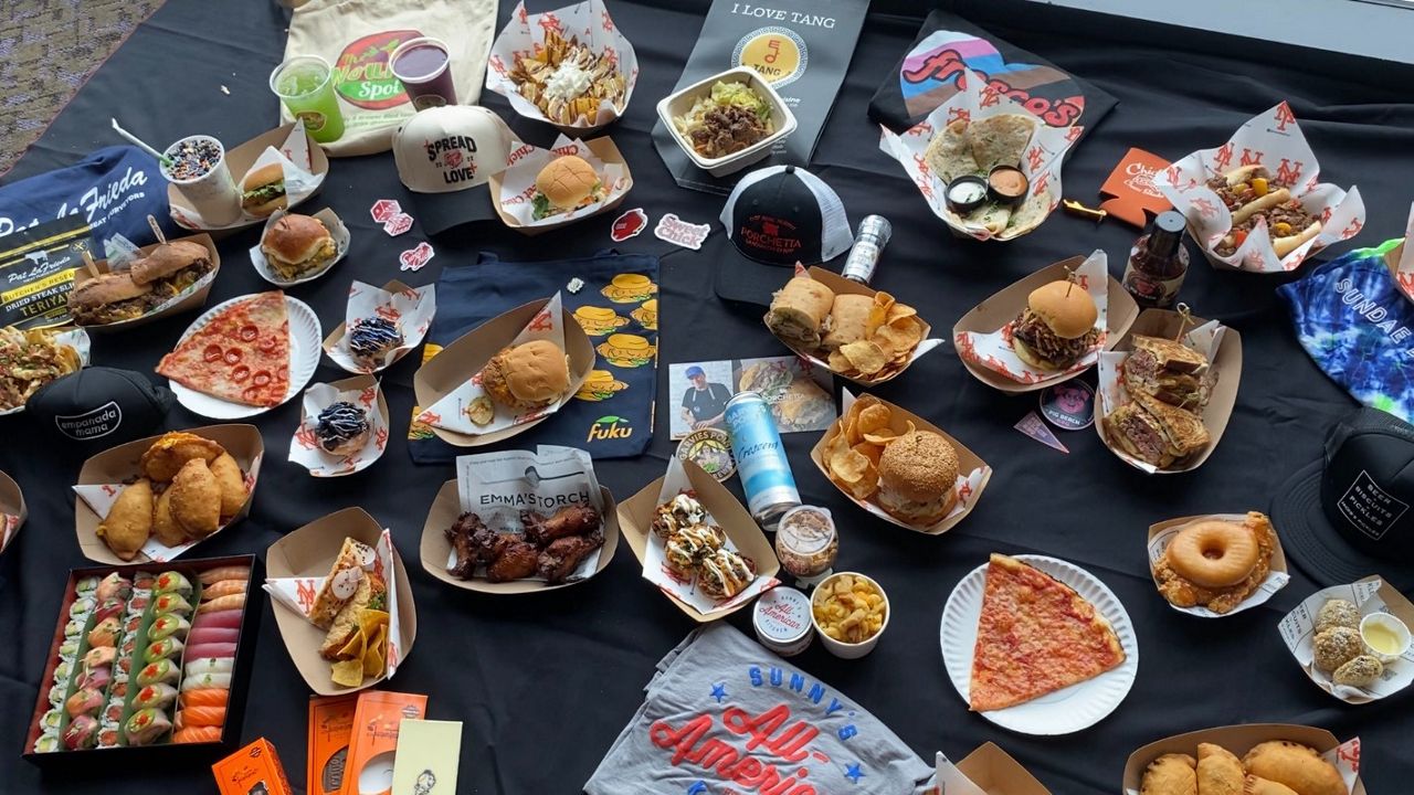 New food offerings for the 2023 season at Citi Field are seen on March 23, 2023.