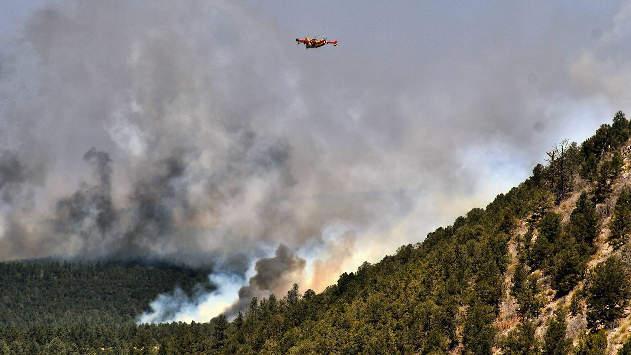 President declares disaster in New Mexico wildfire zone