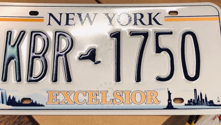 new york plate