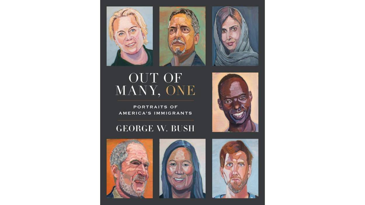 The cover of former President George W. Bush's forthcoming "Out of Many, One"