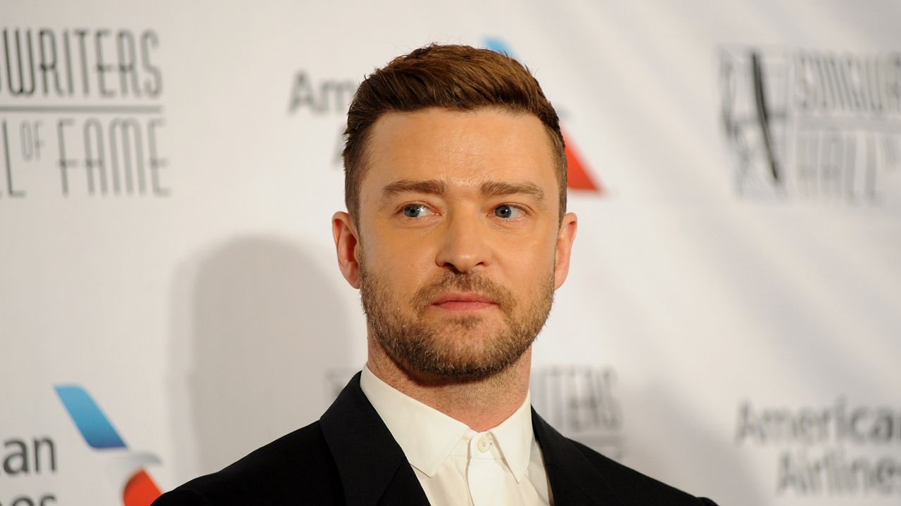 FILE: Justin Timberlake walks the red carpet at the New York Marriott Marquis Hotel on Thursday, June 13, 2019, in New York. (Photo by Brad Barket/Invision/AP)
