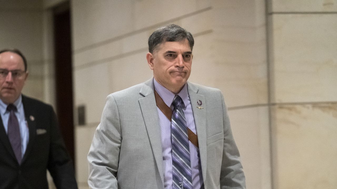 FILE: Rep. Andrew Clyde, R-Ga., pictured at the Capitol in Washington, Friday, May 14, 2021. (AP Photo/J. Scott Applewhite)