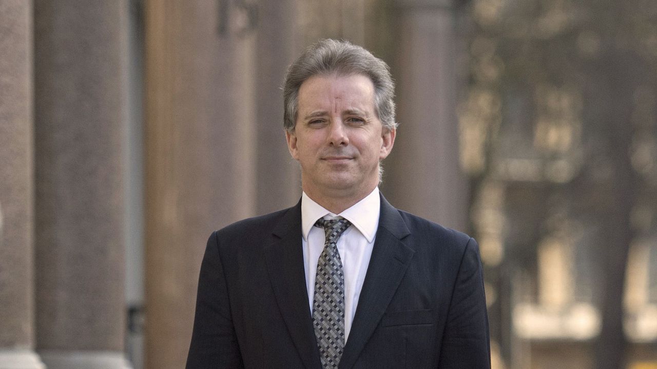 FILE - This Tuesday, March 7, 2017 file photo shows Christopher Steele, the former MI6 agent who set up Orbis Business Intelligence and compiled a dossier on Donald Trump, in London. (Victoria Jones/PA via AP)