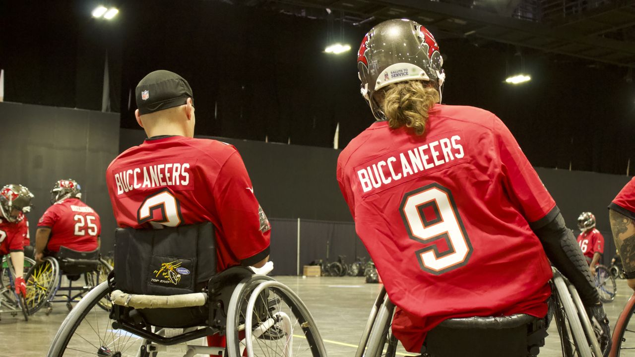 We can do anything': Buccaneers wheelchair football team excited for  inaugural season in 'Champa Bay