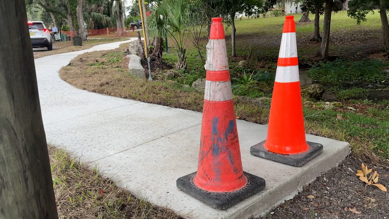 sidewalk work 