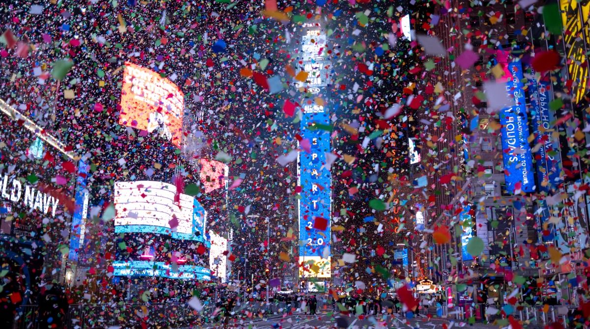 times square new year's tv channel