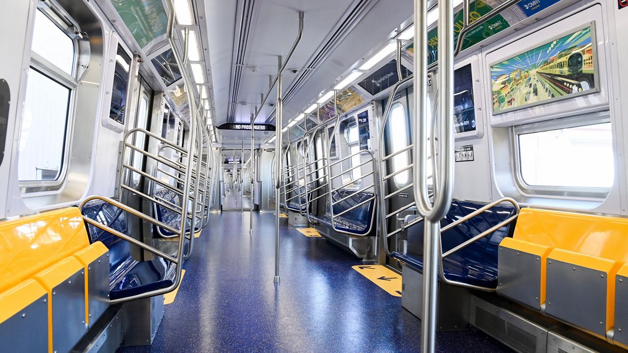 New MTA subway cars roll out on the A line