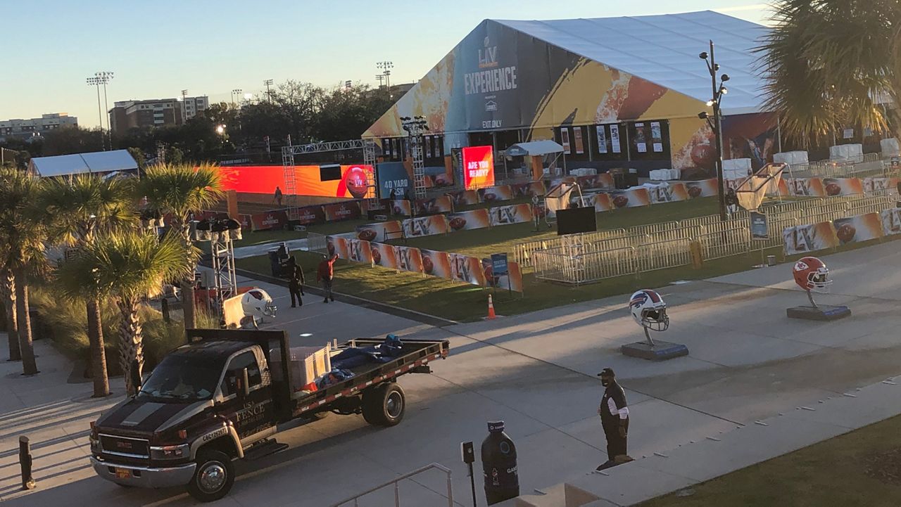 NFL Super Bowl Fan Experience officially opens for football fans along  Riverwalk