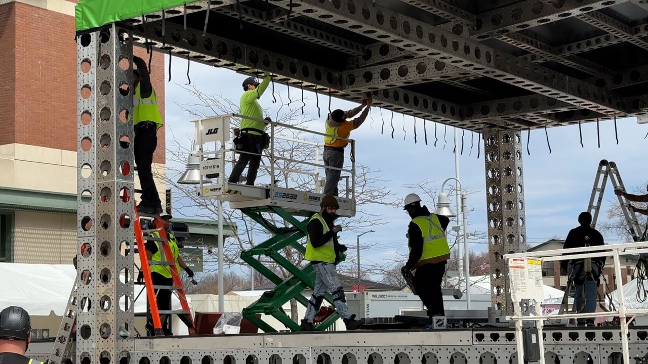 Clean-up begins at Lambeau Field following NFL Draft