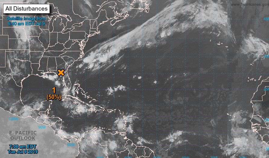 NHC forecast July 9