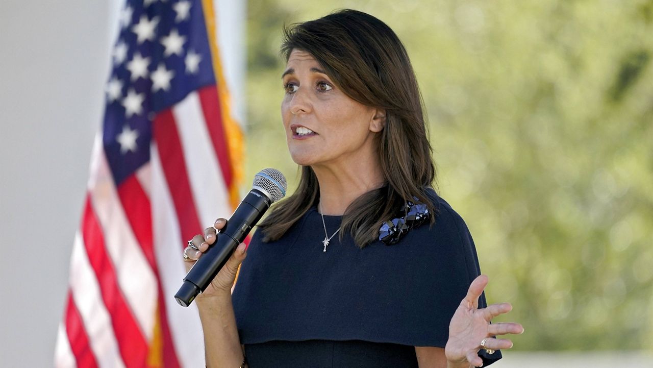 Former Ambassador to the United Nations Nikki Haley (AP Photo/Matt York, File)