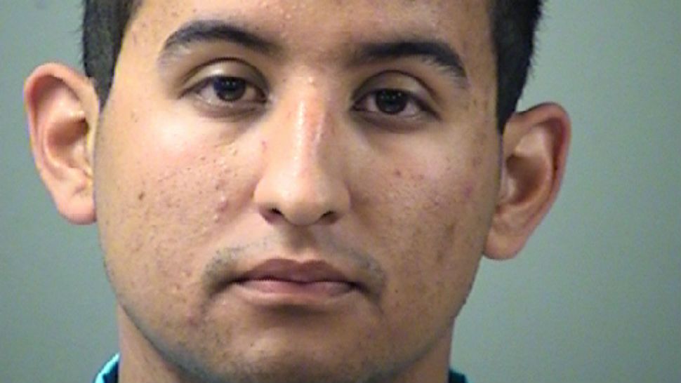 Northside Independent School District police officer Matthew Huizar was arrested accused of driving while intoxicated on April 19, 2018. (Courtesy: San Antonio police)