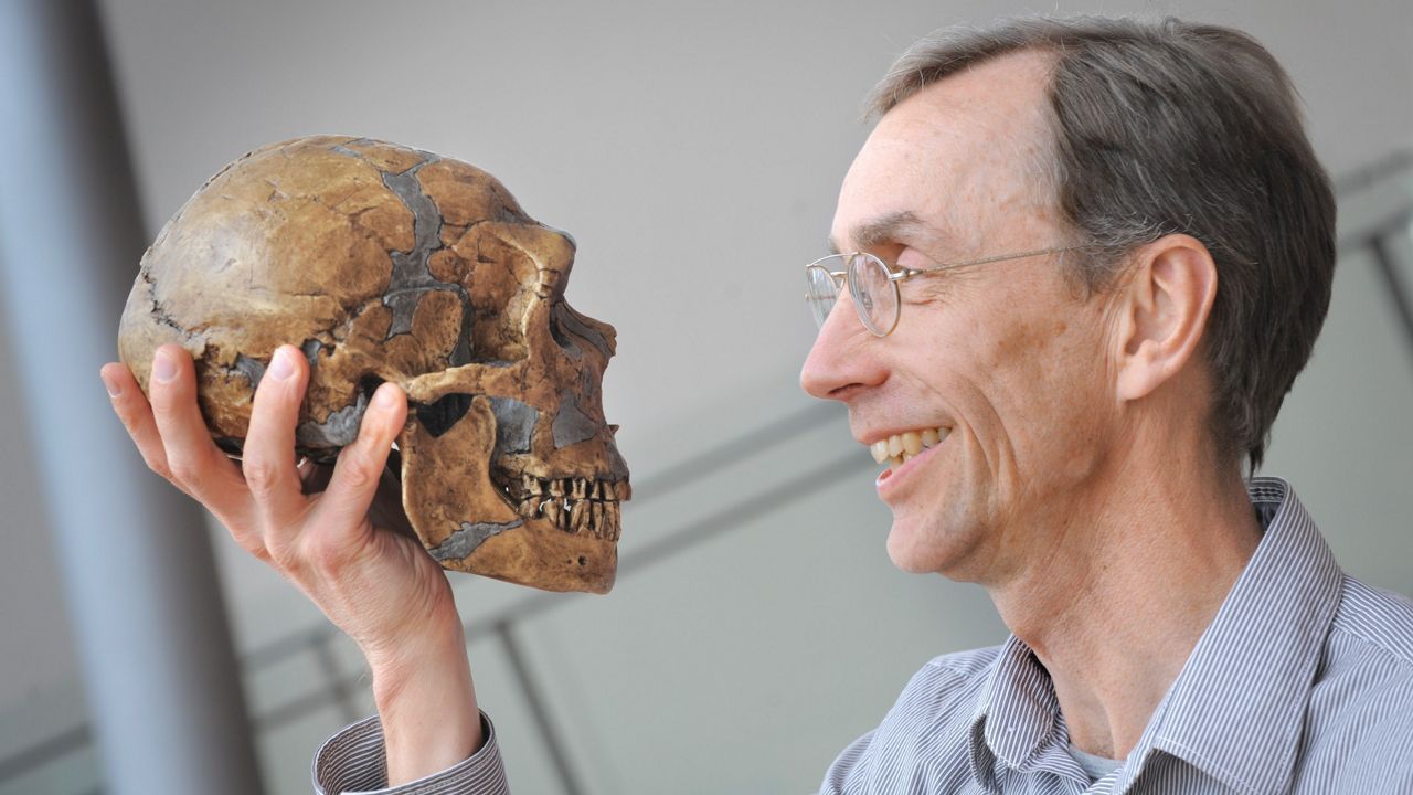 Swedish scientist Svante Paabo is photographed in 2010 in Leipzig, Germany, April 27. (Frank Vinken for Max-Planck-Gesellschaft via AP)