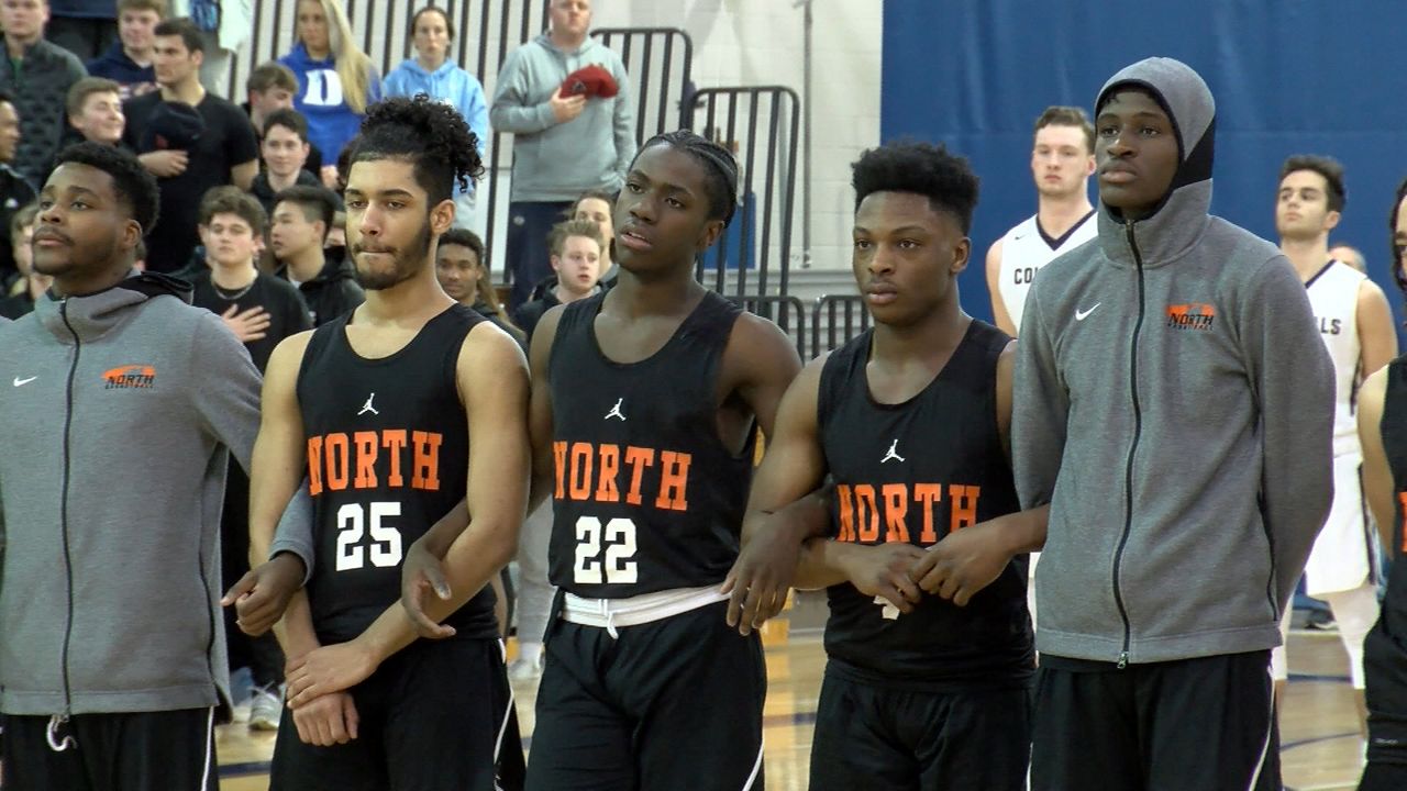 Shrewsbury And Worcester North In Boys Basketball