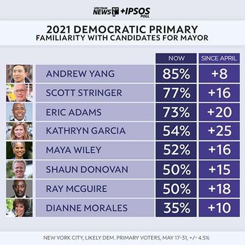 New York Mayoral Race Poll N Y C Mayor S Race Is Up For Grabs Poll