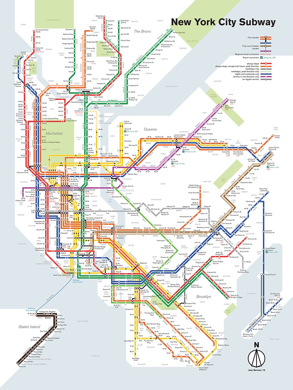 New York Subway Map New York City Subway Fantasy Map Revision