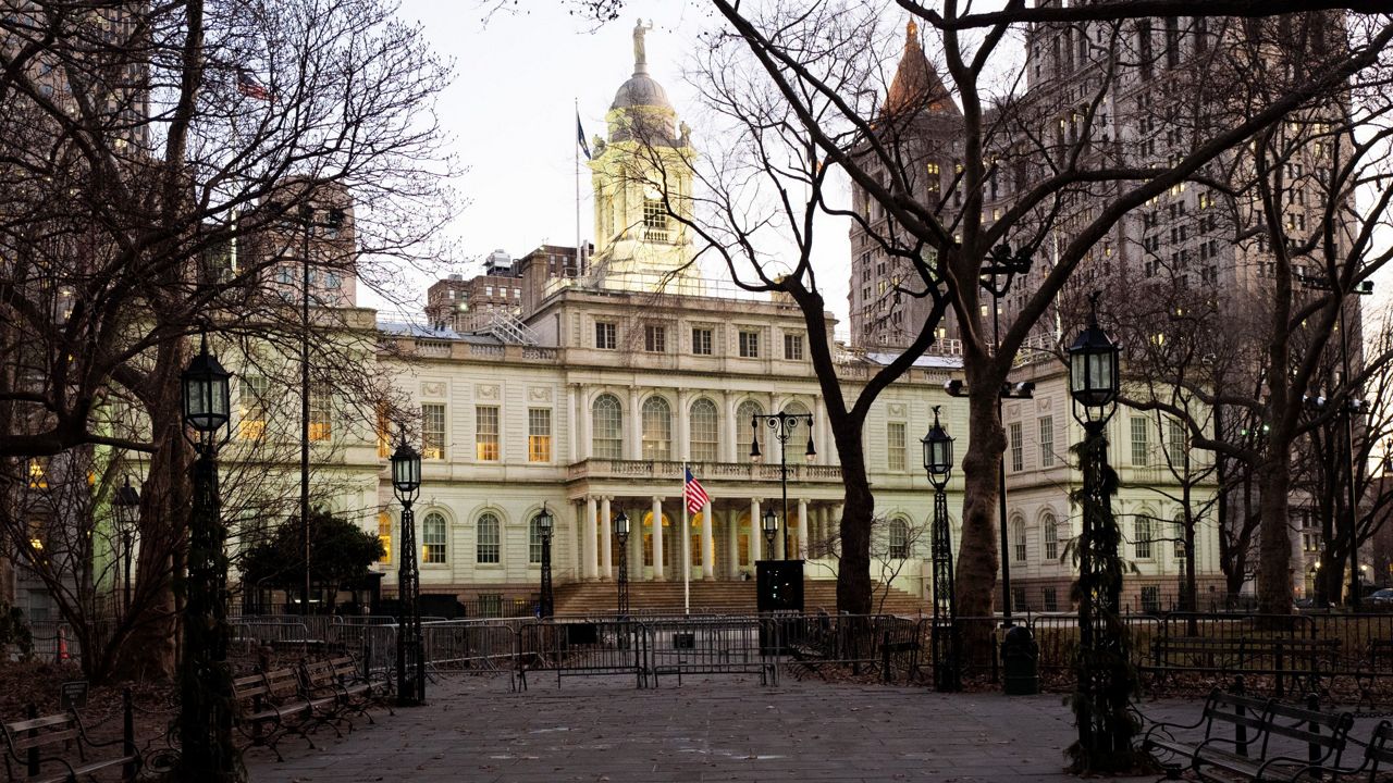 City Hall is pictured in New York City.
